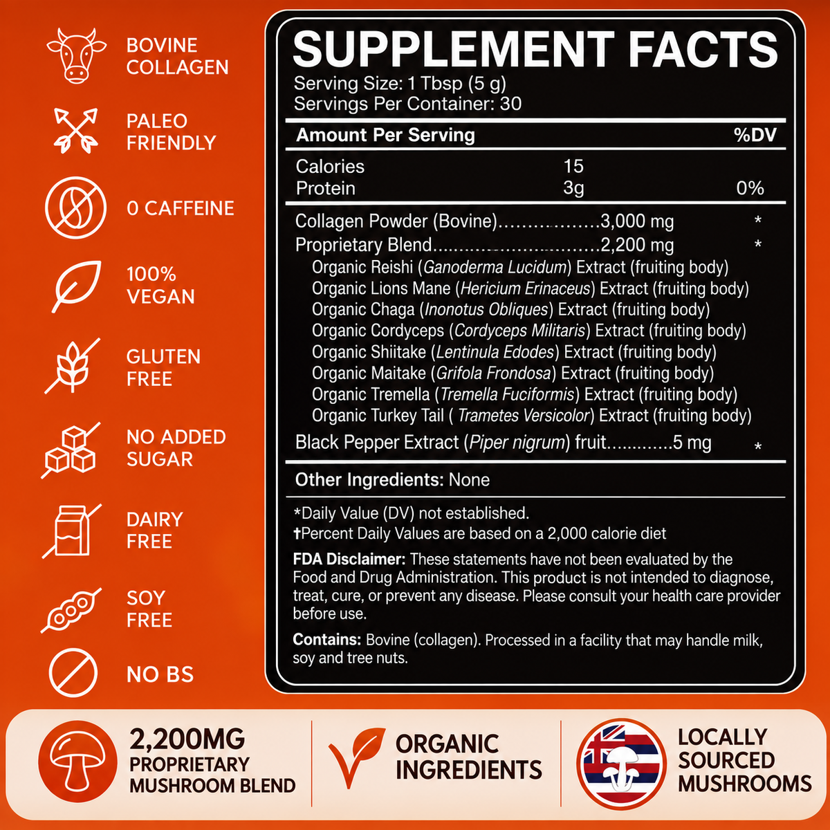 MUSHROOM & COLLAGEN BLEND